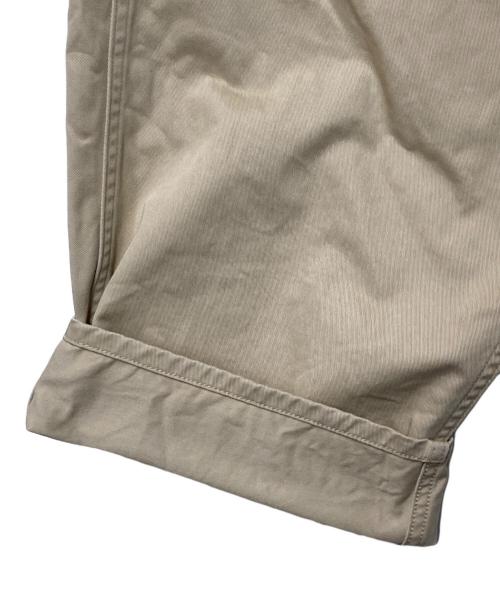 D.M.G（ディーエムジー）D.M.G (ディーエムジー) ドミンゴ ボリュームチノパンツ ベージュ サイズ:Mの古着・服飾アイテム