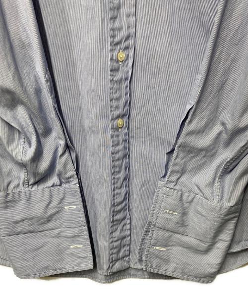 POLO RALPH LAUREN（ポロ・ラルフローレン）POLO RALPH LAUREN (ポロ・ラルフローレン) ストライプシャツ ブルー×ホワイト サイズ:17-34の古着・服飾アイテム