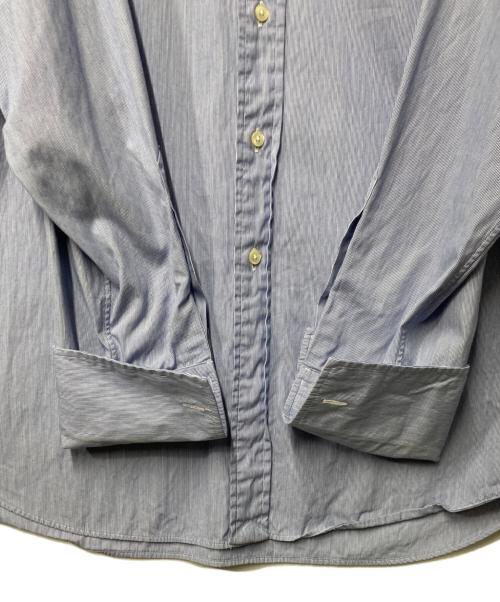 POLO RALPH LAUREN（ポロ・ラルフローレン）POLO RALPH LAUREN (ポロ・ラルフローレン) ストライプシャツ ブルー×ホワイト サイズ:17-34の古着・服飾アイテム