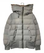 PEUTEREYピューテリー）の古着「ラビットファーダウンジャケット」｜グレー