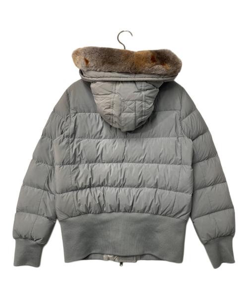 PEUTEREY（ピューテリー）PEUTEREY (ピューテリー) ラビットファーダウンジャケット グレー サイズ:42の古着・服飾アイテム