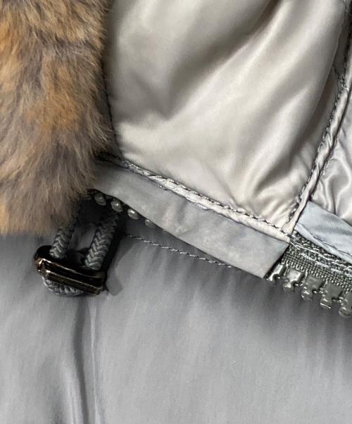 PEUTEREY（ピューテリー）PEUTEREY (ピューテリー) ラビットファーダウンジャケット グレー サイズ:42の古着・服飾アイテム