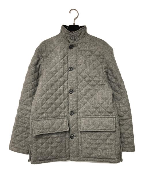 MACKINTOSH（マッキントッシュ）MACKINTOSH (マッキントッシュ) ウールキルティングスタンドカラージャケット グレー サイズ:36の古着・服飾アイテム