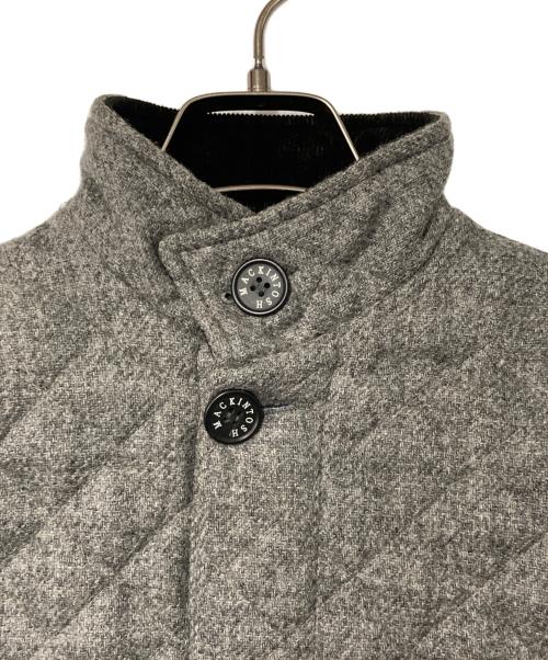 MACKINTOSH（マッキントッシュ）MACKINTOSH (マッキントッシュ) ウールキルティングスタンドカラージャケット グレー サイズ:36の古着・服飾アイテム