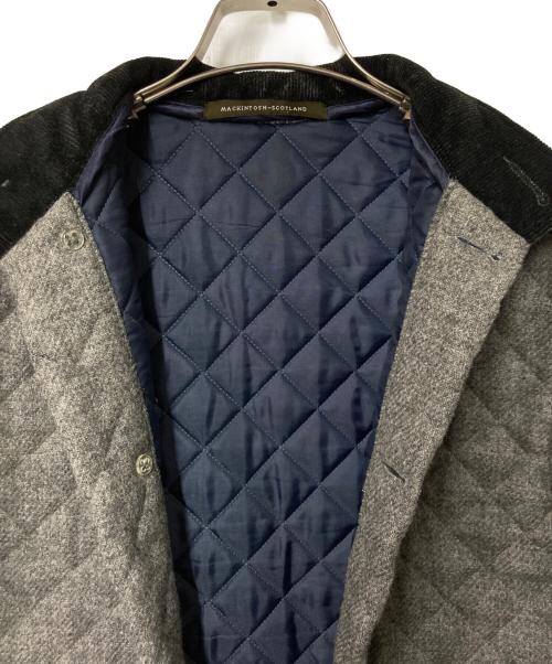 MACKINTOSH（マッキントッシュ）MACKINTOSH (マッキントッシュ) ウールキルティングスタンドカラージャケット グレー サイズ:36の古着・服飾アイテム