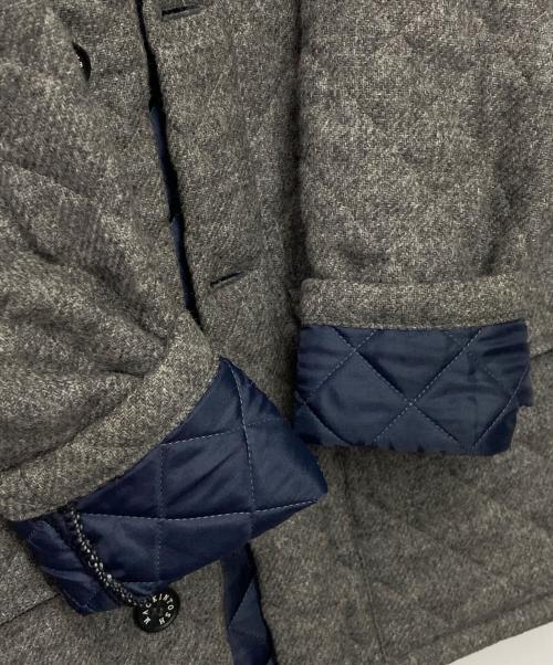 MACKINTOSH（マッキントッシュ）MACKINTOSH (マッキントッシュ) ウールキルティングスタンドカラージャケット グレー サイズ:36の古着・服飾アイテム