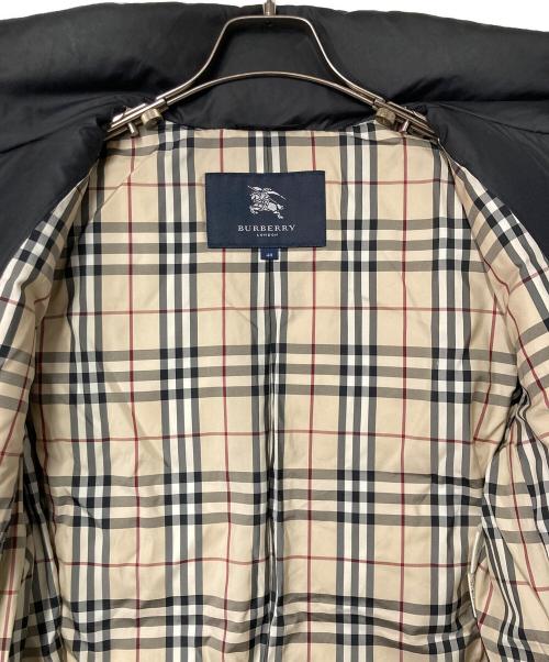 BURBERRY LONDON（バーバリーロンドン）BURBERRY LONDON (バーバリーロンドン) 裏ノバチェック ダウンジャケット ブラック サイズ:40の古着・服飾アイテム