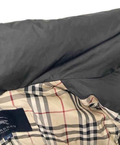BURBERRY LONDON（バーバリーロンドン）BURBERRY LONDON (バーバリーロンドン) 裏ノバチェック ダウンジャケット ブラック サイズ:40の古着・服飾アイテム