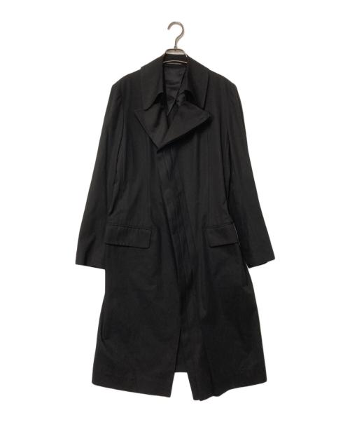 yohji yamamoto+noir（ヨウジヤマモトプリュスノアール）yohji yamamoto+noir (ヨウジヤマモトプリュスノアール) コットンデザインコート ブラック サイズ:2の古着・服飾アイテム