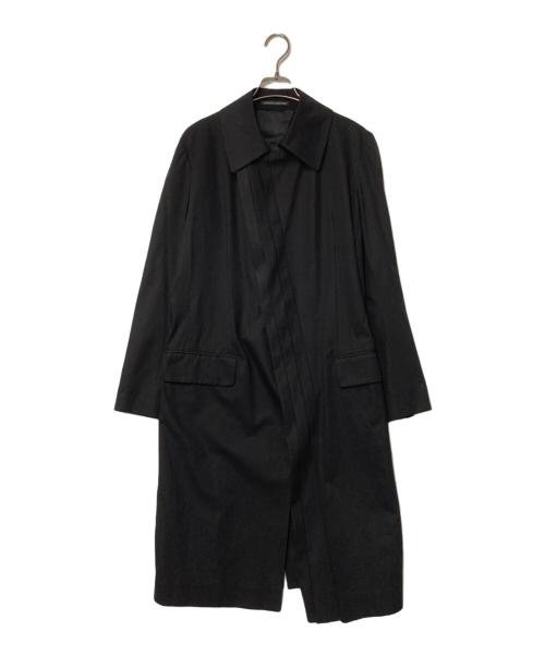 yohji yamamoto+noir（ヨウジヤマモトプリュスノアール）yohji yamamoto+noir (ヨウジヤマモトプリュスノアール) コットンデザインコート ブラック サイズ:2の古着・服飾アイテム