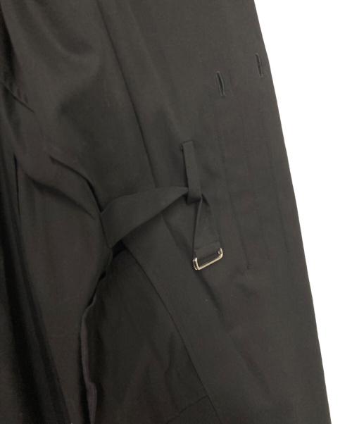 yohji yamamoto+noir（ヨウジヤマモトプリュスノアール）yohji yamamoto+noir (ヨウジヤマモトプリュスノアール) コットンデザインコート ブラック サイズ:2の古着・服飾アイテム