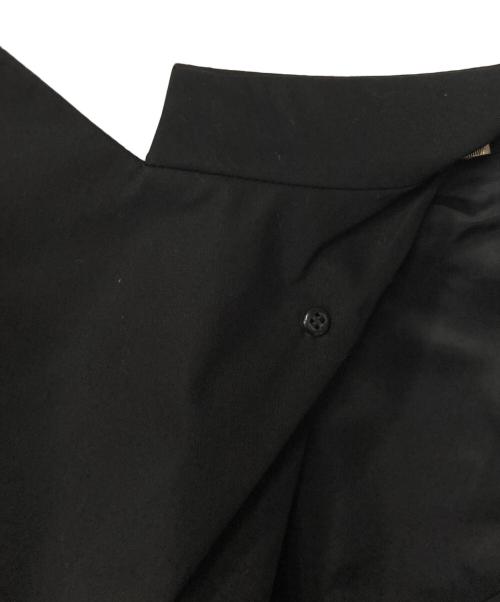 yohji yamamoto+noir（ヨウジヤマモトプリュスノアール）yohji yamamoto+noir (ヨウジヤマモトプリュスノアール) コットンデザインコート ブラック サイズ:2の古着・服飾アイテム