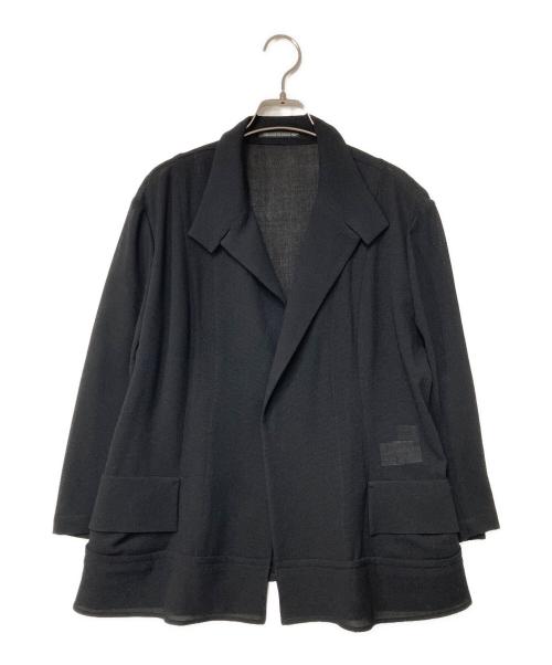 YOHJI YAMAMOTO（ヨウジヤマモト）YOHJI YAMAMOTO (ヨウジヤマモト) メッシュウールジャケット ブラック サイズ:2の古着・服飾アイテム