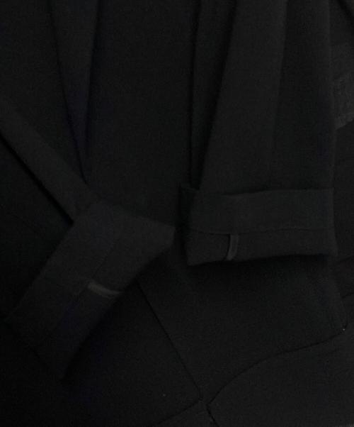 YOHJI YAMAMOTO（ヨウジヤマモト）YOHJI YAMAMOTO (ヨウジヤマモト) メッシュウールジャケット ブラック サイズ:2の古着・服飾アイテム