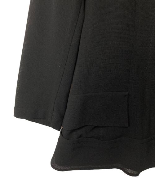 YOHJI YAMAMOTO（ヨウジヤマモト）YOHJI YAMAMOTO (ヨウジヤマモト) メッシュウールジャケット ブラック サイズ:2の古着・服飾アイテム