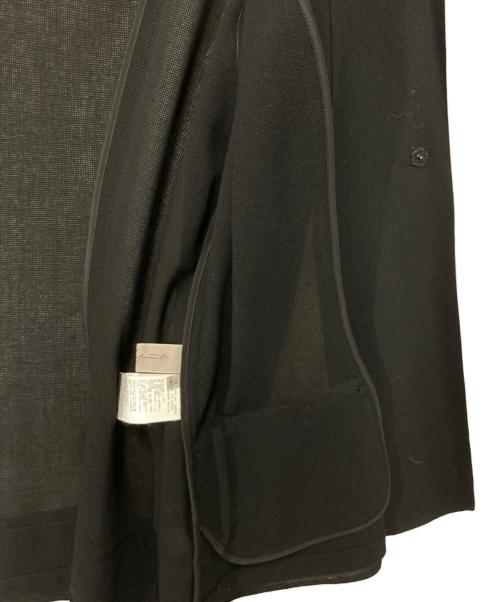 YOHJI YAMAMOTO（ヨウジヤマモト）YOHJI YAMAMOTO (ヨウジヤマモト) メッシュウールジャケット ブラック サイズ:2の古着・服飾アイテム