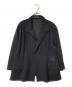 YOHJI YAMAMOTO（ヨウジヤマモト）の古着「メッシュウールジャケット」｜ブラック
