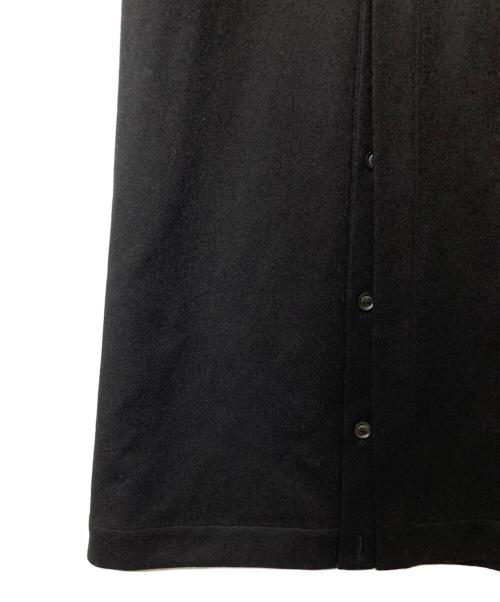 yohji yamamoto+noir（ヨウジヤマモトプリュスノアール）yohji yamamoto+noir (ヨウジヤマモトプリュスノアール) ウールデザインコート ブラック サイズ:2の古着・服飾アイテム
