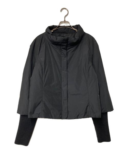 WEEKEND Max Mara（ウィークエンド マックスマーラ）WEEKEND Max Mara (ウィークエンド マックスマーラ) 中綿スタンドカラージャケット ブラック サイズ:46の古着・服飾アイテム