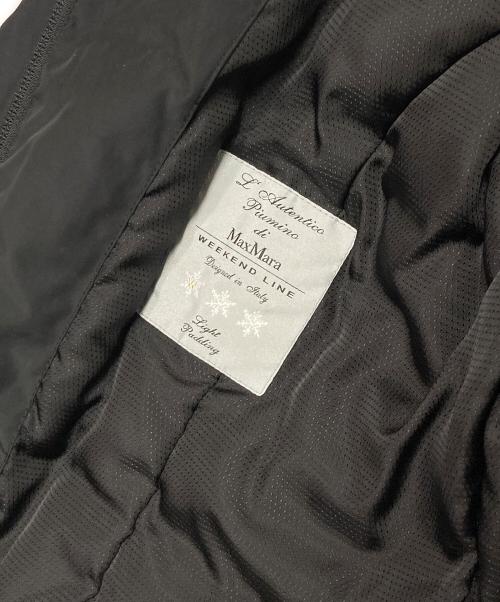 WEEKEND Max Mara（ウィークエンド マックスマーラ）WEEKEND Max Mara (ウィークエンド マックスマーラ) 中綿スタンドカラージャケット ブラック サイズ:46の古着・服飾アイテム