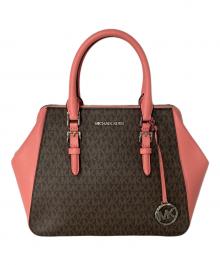 MICHAEL KORS（マイケル・コース）の古着「2WAYバッグ」｜ブラウン×ピンク