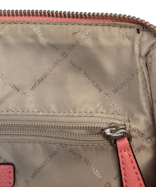 MICHAEL KORS（マイケル・コース）MICHAEL KORS (マイケル・コース) 2WAYバッグ ブラウン×ピンクの古着・服飾アイテム