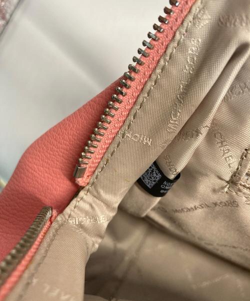 MICHAEL KORS（マイケル・コース）MICHAEL KORS (マイケル・コース) 2WAYバッグ ブラウン×ピンクの古着・服飾アイテム