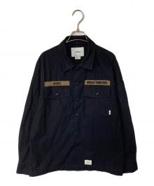 WTAPS（ダブルタップス）の古着「BUDS LS SHIRT」｜ネイビー