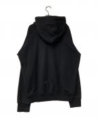 DIESELディーゼル）の古着「ロゴプルオーバーパーカー」｜ブラック