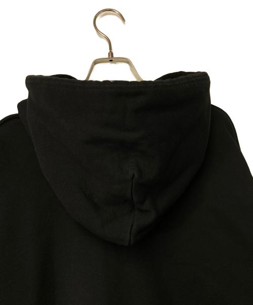 DIESEL（ディーゼル）DIESEL (ディーゼル) ロゴプルオーバーパーカー ブラック サイズ:Lの古着・服飾アイテム