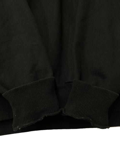 DIESEL（ディーゼル）DIESEL (ディーゼル) ロゴプルオーバーパーカー ブラック サイズ:Lの古着・服飾アイテム