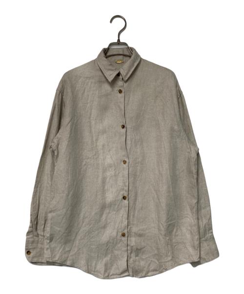 MUSE de Deuxieme Classe（ミューズ ドゥーズィエム クラス）MUSE de Deuxieme Classe (ミューズ ドゥーズィエム クラス) OGLINEN シャツ ベージュ サイズ:Freeの古着・服飾アイテム