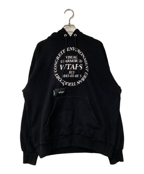 WTAPS（ダブルタップス）WTAPS (ダブルタップス) INGREDIENTS / HOODY / COTTON ブラック サイズ:01の古着・服飾アイテム