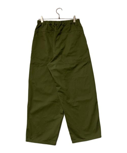D.M.G（ディーエムジー）D.M.G (ディーエムジー) 12チノボリュームパンツ カーキ サイズ:Ｍの古着・服飾アイテム