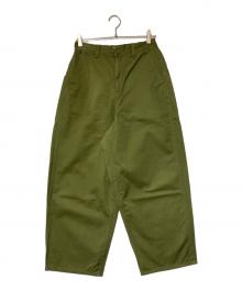 D.M.G（ディーエムジー）の古着「12チノボリュームパンツ」｜カーキ