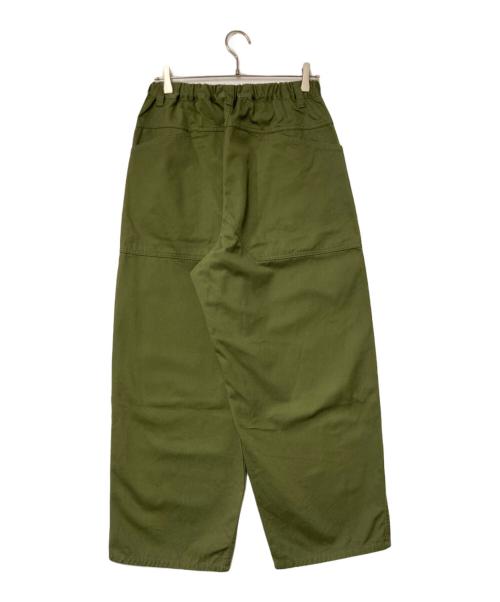 D.M.G（ディーエムジー）D.M.G (ディーエムジー) 12チノボリュームパンツ カーキ サイズ:Ｍの古着・服飾アイテム