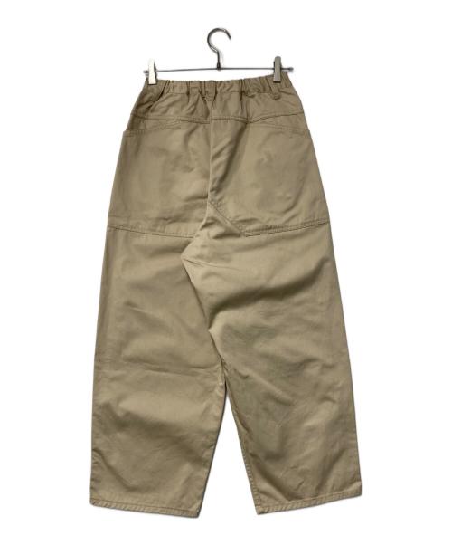 D.M.G（ディーエムジー）D.M.G (ディーエムジー) 12チノボリュームパンツ ベージュ サイズ:Mの古着・服飾アイテム