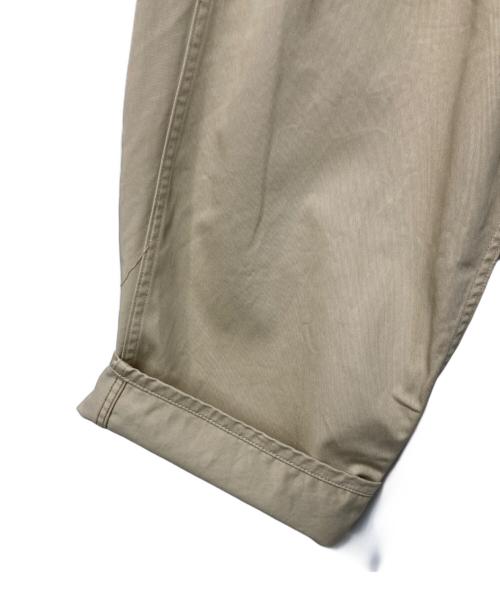 D.M.G（ディーエムジー）D.M.G (ディーエムジー) 12チノボリュームパンツ ベージュ サイズ:Mの古着・服飾アイテム