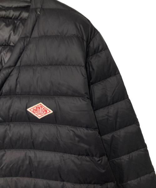 DANTON（ダントン）DANTON (ダントン) Vネックロングインナーダウンコート ブラック サイズ:38の古着・服飾アイテム