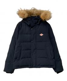 DANTON（ダントン）の古着「SHORT ダウンコート」｜ネイビー