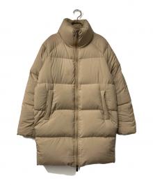 Pyrenex（ピレネックス）の古着「BARROW  ロングダウンジャケット / ダウンコート」｜ベージュ