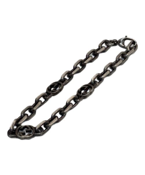 GUCCI（グッチ）GUCCI (グッチ) インターロッキングGブレスレット シルバーの古着・服飾アイテム