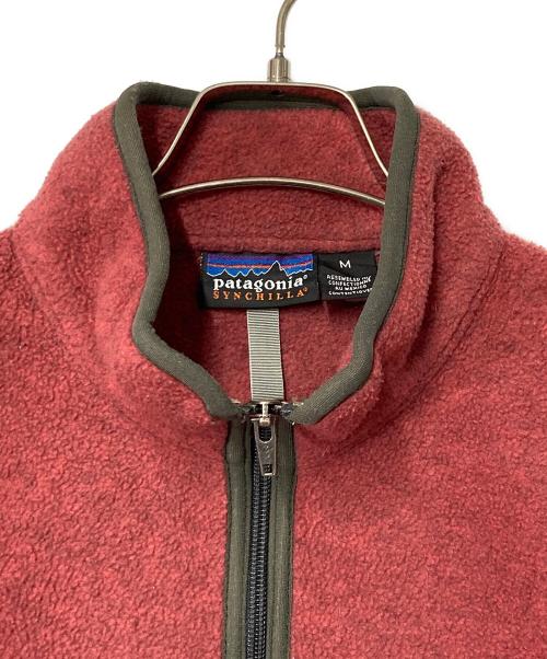 Patagonia（パタゴニア）Patagonia (パタゴニア) 00's シンチラフリースプルオーバー レッド サイズ:Mの古着・服飾アイテム