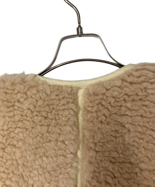 5knot（ファイブノット）5knot (ファイブノット) CAMEL SILK BOA SHORT JACKET ベージュ サイズ:FREEの古着・服飾アイテム