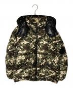 MONCLERモンクレール）の古着「BADY MORE ダウンジャケット」｜グリーン×ブラック