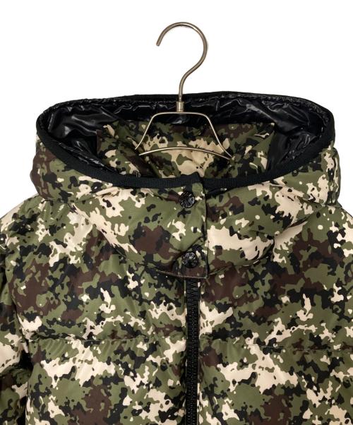 MONCLER（モンクレール）MONCLER (モンクレール) BADY MORE ダウンジャケット グリーン×ブラック サイズ:1の古着・服飾アイテム