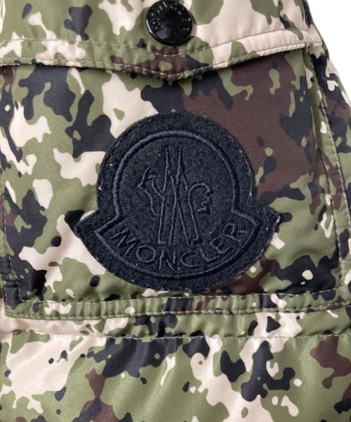 MONCLER（モンクレール）MONCLER (モンクレール) BADY MORE ダウンジャケット グリーン×ブラック サイズ:1の古着・服飾アイテム