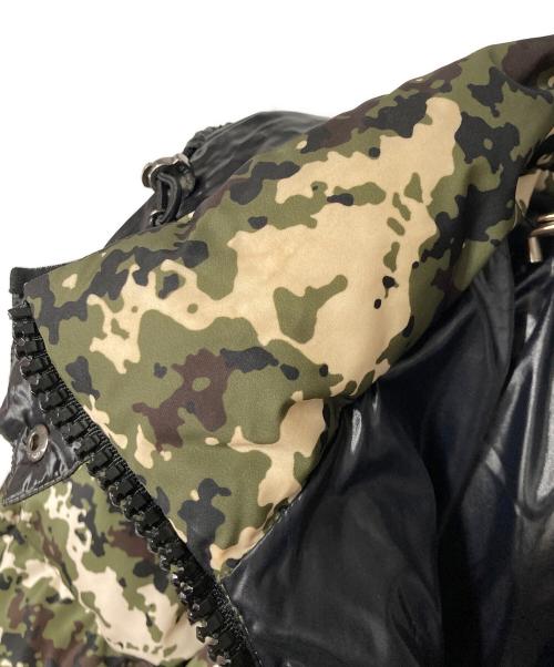 MONCLER（モンクレール）MONCLER (モンクレール) BADY MORE ダウンジャケット グリーン×ブラック サイズ:1の古着・服飾アイテム