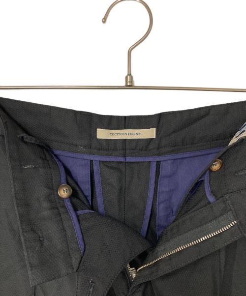 giab's（ジャヴス）giab's (ジャヴス) MASACCIO イージースラックス ブラック サイズ:48の古着・服飾アイテム