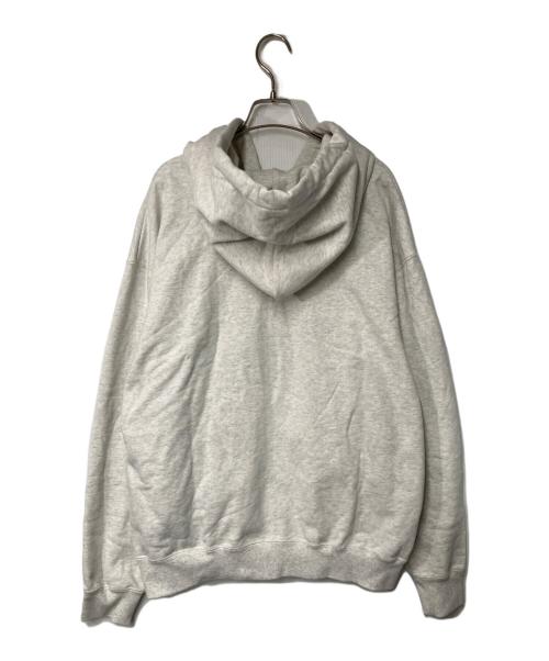 ATMOS（アトモス）atmos (アトモス) College Logo Zip-up Hooded Sweatshirt グレー×ブルー サイズ:XLの古着・服飾アイテム